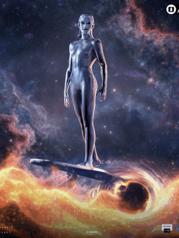 Iron Studios Fantastic Four first steps Silver Surfer 1/10 statue polystone