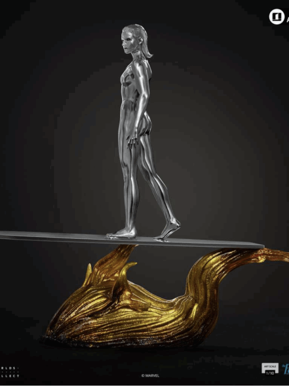 Iron Studios Fantastic Four first steps Silver Surfer 1/10 statue polystone
