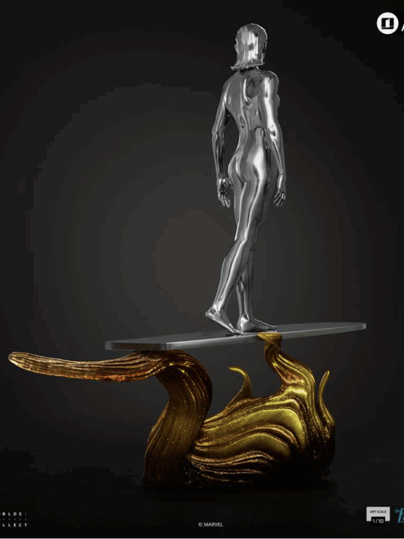 Iron Studios Fantastic Four first steps Silver Surfer 1/10 statue polystone