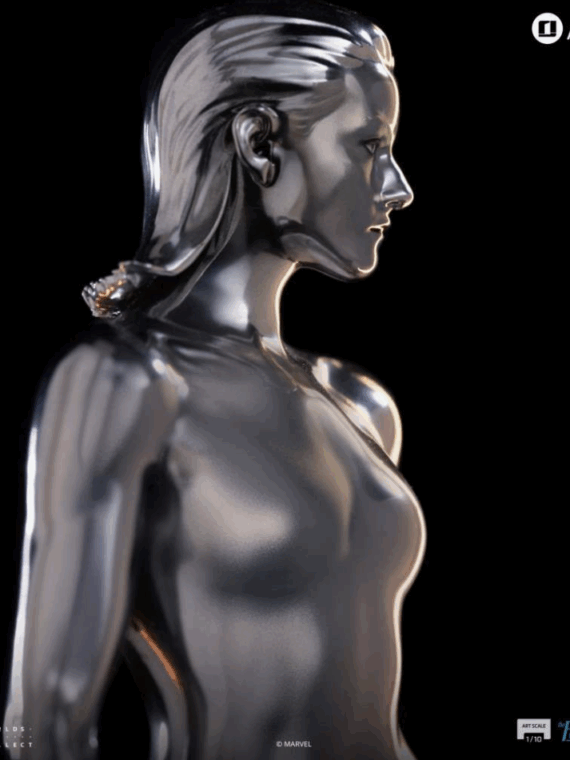 Iron Studios Fantastic Four first steps Silver Surfer 1/10 statue polystone