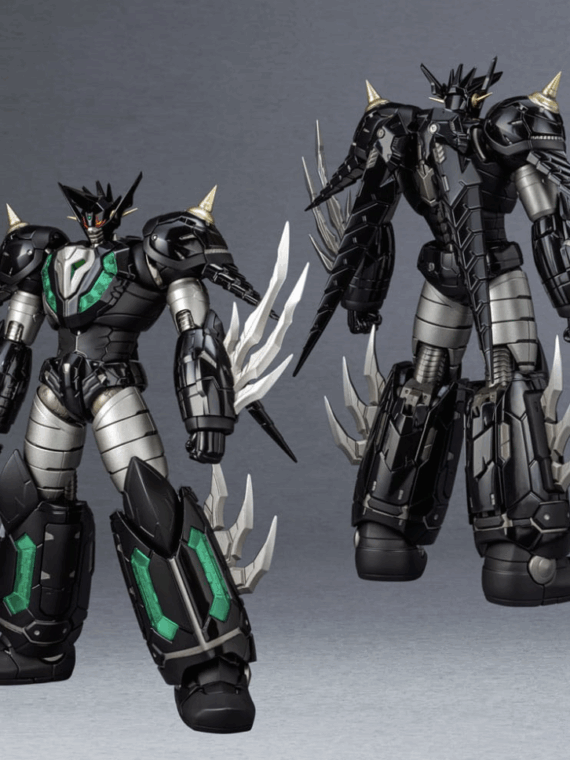 Sentinel Getter Robo Armageddon Diecast Action Figure Riobot Shin Getter Dragon Black Ver. 21 cm