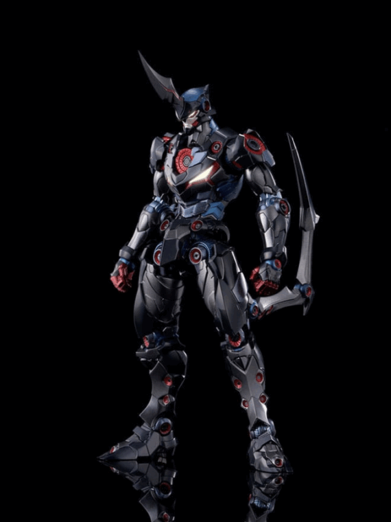 Flame Toys Tengen Toppa Gurren Lagann Kuro Kara Kuri Action Figure Lazengann 21 cm