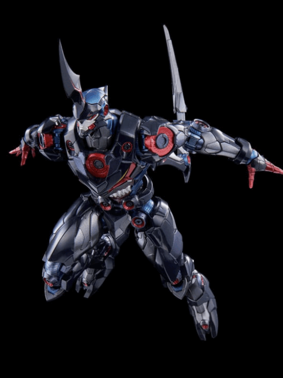 Flame Toys Tengen Toppa Gurren Lagann Kuro Kara Kuri Action Figure Lazengann 21 cm