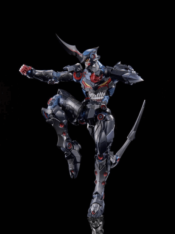 Flame Toys Tengen Toppa Gurren Lagann Kuro Kara Kuri Action Figure Lazengann 21 cm