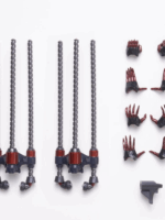 Flame Toys Tengen Toppa Gurren Lagann Kuro Kara Kuri Action Figure Lazengann 21 cm