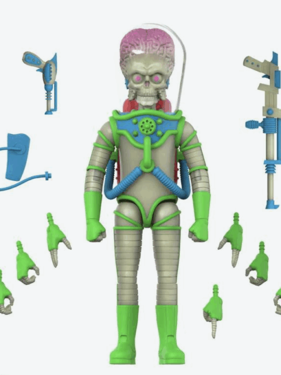 Super7 Mars attacks ultimates! wave 02 martian invasion begins glow in the dark