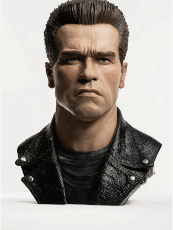 Pure Arts Terminator 2 t-800 model 101 1/1 scale art mask replica resina busto