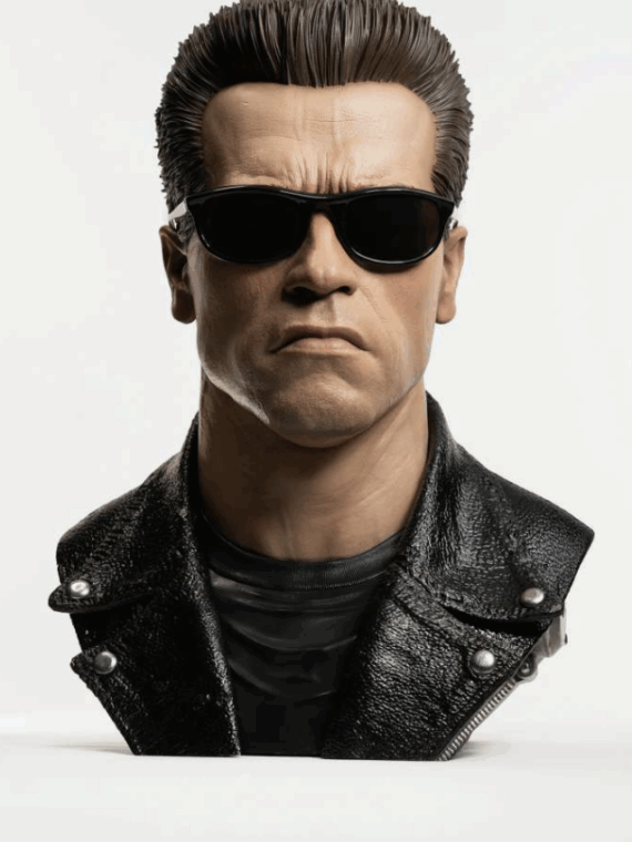 Pure Arts Terminator 2 t-800 model 101 1/1 scale art mask replica resina busto