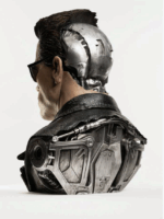 Pure Arts Terminator 2 t-800 model 101 1/1 scale art mask replica resina busto