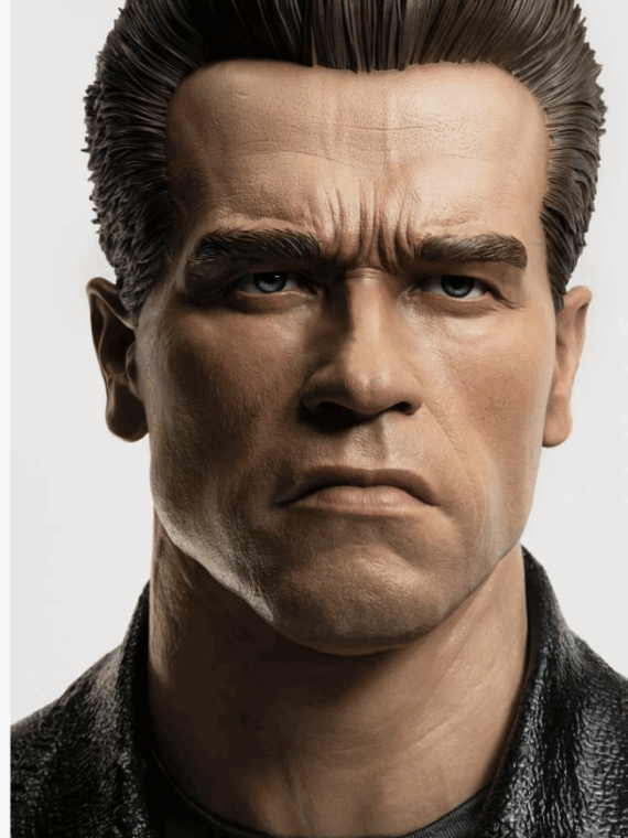 Pure Arts Terminator 2 t-800 model 101 1/1 scale art mask replica resina busto