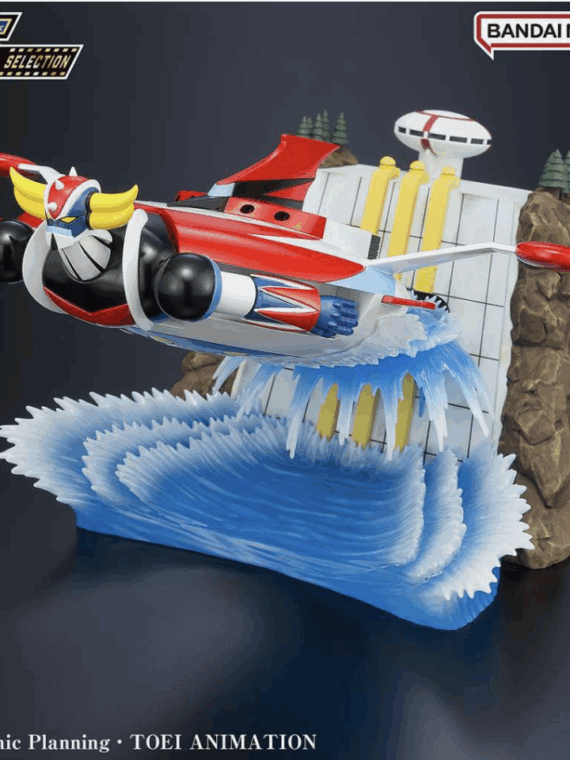 Plex Scene selection 02 Grendizer to the skies of fierce combat diorama pvc 10 cm