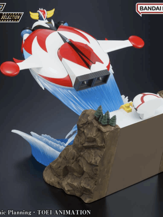 Plex Scene selection 02 Grendizer to the skies of fierce combat diorama pvc 10 cm