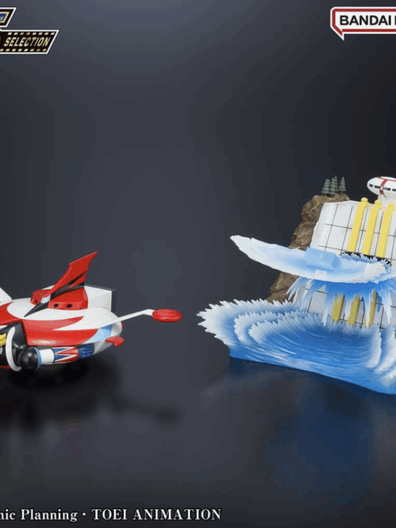 Plex Scene selection 02 Grendizer to the skies of fierce combat diorama pvc 10 cm