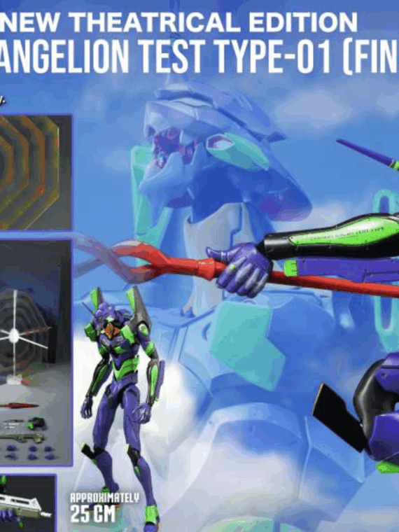 Threezero Evangelion new theatrical robo-dou Eva test type-01 final battle ver figure