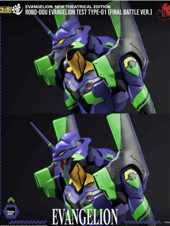 Threezero Evangelion new theatrical robo-dou Eva test type-01 final battle ver figure