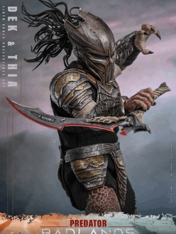 Hot Toys Predator: Badlands Movie Masterpiece Action Figure 1/6 Dek & Thia 30 cm Action figures: 30 cm Predator