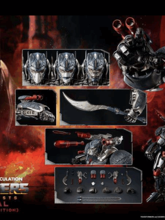 Threezero Transformers rise of the beasts dlx Optimus Primal beast wars figure 28 cm