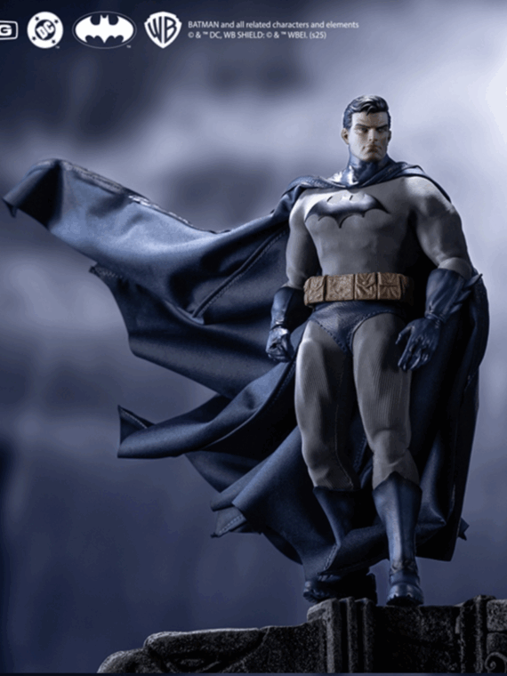 Gong Model Batman Hush Batman action figure 1/12 pvc/tessuto