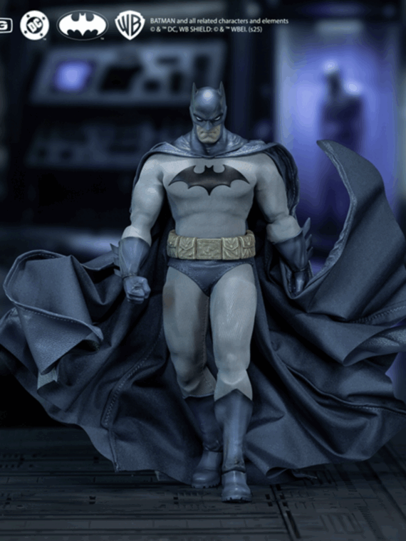 Gong Model Batman Hush Batman action figure 1/12 pvc/tessuto
