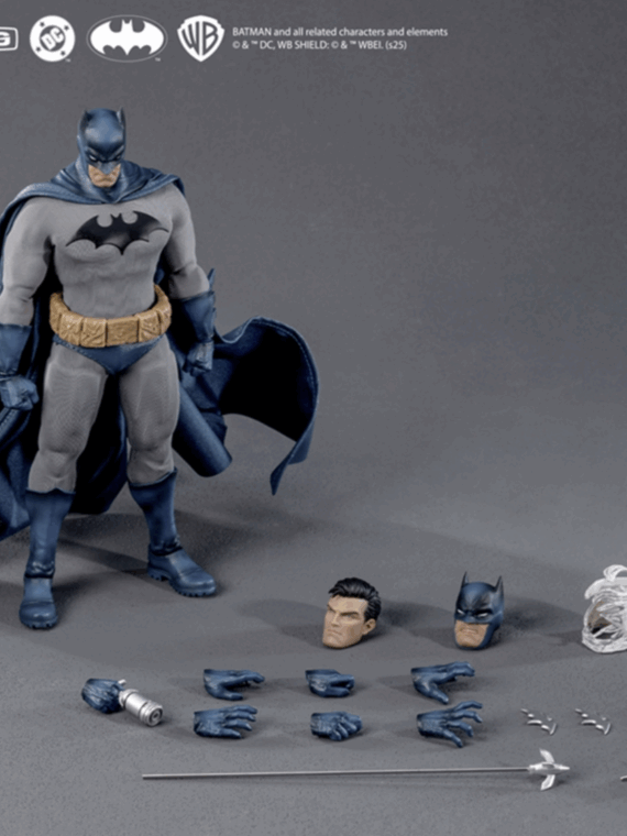 Gong Model Batman Hush Batman action figure 1/12 pvc/tessuto