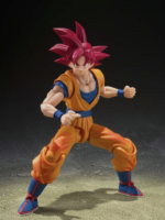 Bandai Dragon ball super saiyan god Son goku god aura s.h.figuarts action figure