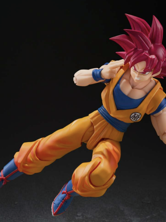 Bandai Dragon ball super saiyan god Son goku god aura s.h.figuarts action figure