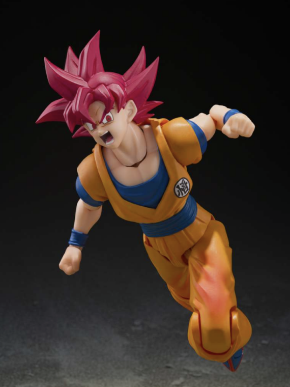 Bandai Dragon ball super saiyan god Son goku god aura s.h.figuarts action figure