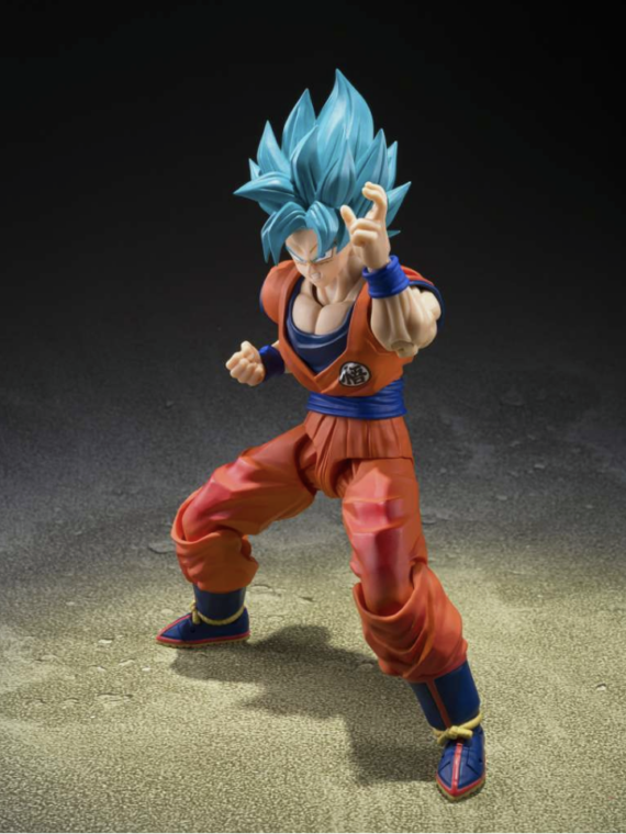 Bandai Dragon ball super Saiyan god super Saiyan Son Goku blue power s.h.figuarts