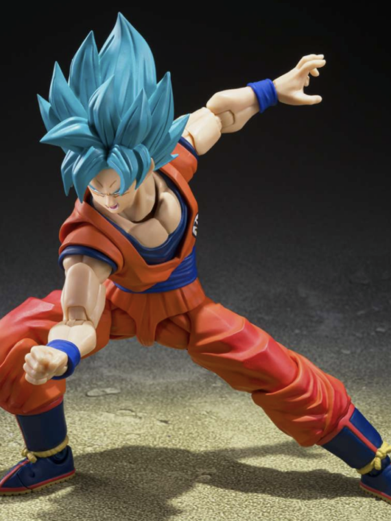 Bandai Dragon ball super Saiyan god super Saiyan Son Goku blue power s.h.figuarts