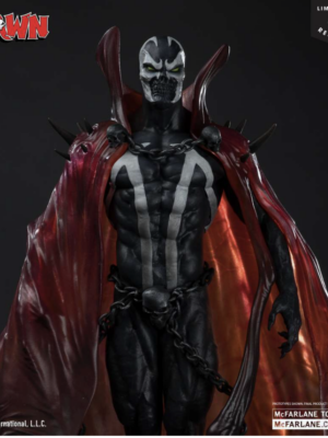 Mcfarlane toys Spawn black white & red all over spawn by pupeteer lee resin statue 1/10