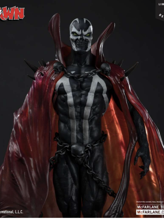 Mcfarlane toys Spawn black white & red all over spawn by pupeteer lee resin statue 1/10