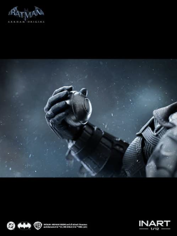 InArt Batman: arkham origins Batman 1/12 action figure pvc/stoffa 19 cm