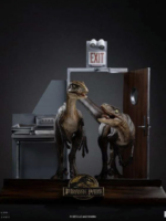 Iron Studios Jurassic park Raptors at the kitchen door 1/10 statue resina 27 cm