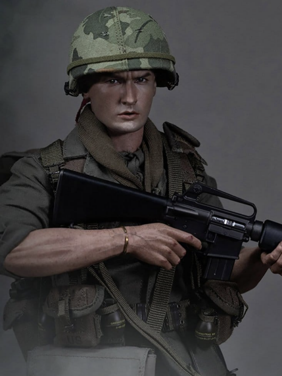 Damtoys Platoon Action Figure 1/6 Chris Taylor 30 cm pvc,stoffa doll