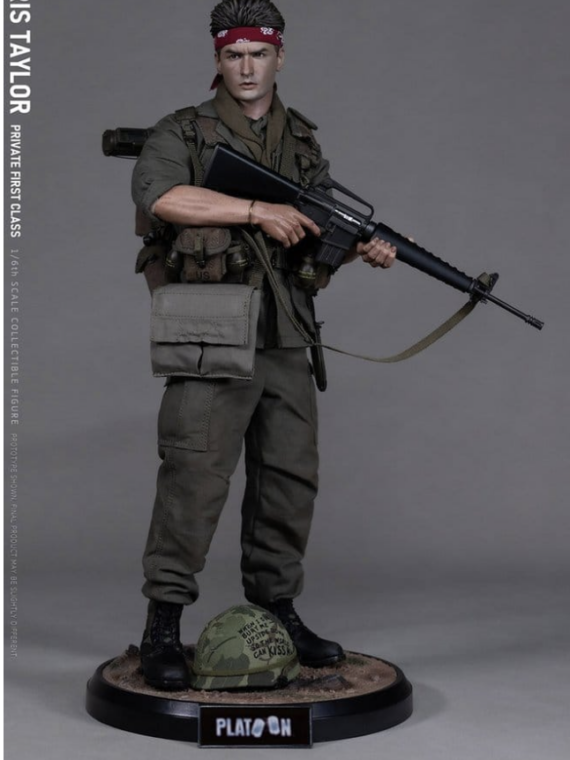 Damtoys Platoon Action Figure 1/6 Chris Taylor 30 cm pvc,stoffa doll