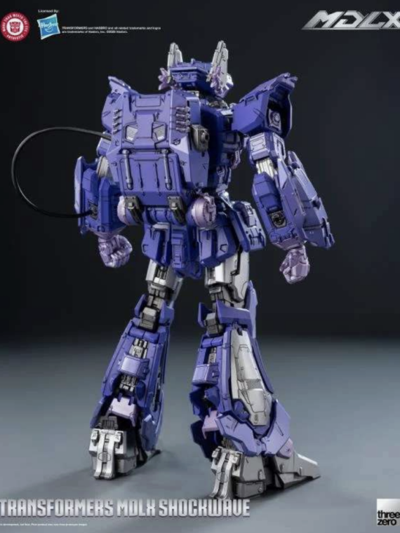 Threezero Transformers mdlx Shockwave action figure robot abs/metallo