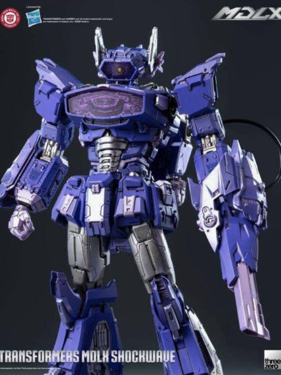 Threezero Transformers mdlx Shockwave action figure robot abs/metallo