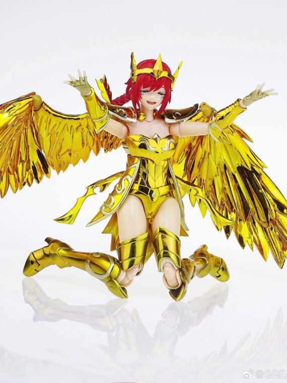 GT model Saint Seiya Yvette del Sagittario action figure 15 cm pvc/metallo