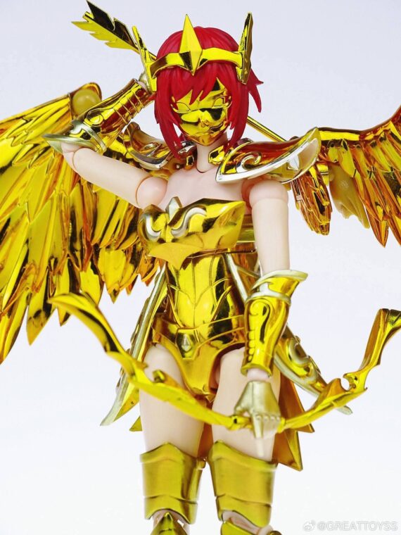 GT model Saint Seiya Yvette del Sagittario action figure 15 cm pvc/metallo