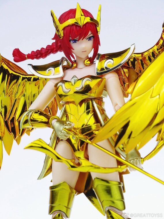 GT model Saint Seiya Yvette del Sagittario action figure 15 cm pvc/metallo