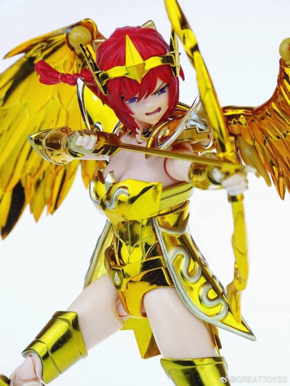 GT model Saint Seiya Yvette del Sagittario action figure 15 cm pvc/metallo