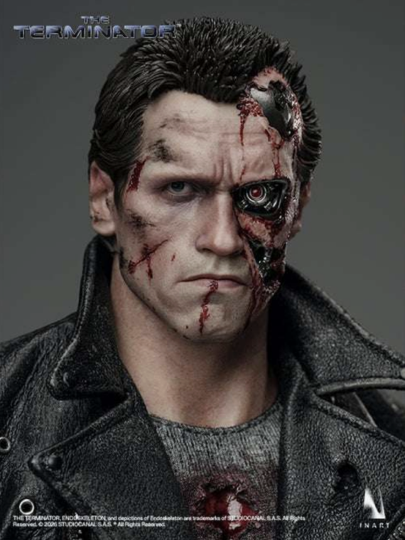 InArt Terminator T-800 action figure 1/6 doll 35 cm pvc/stoffa