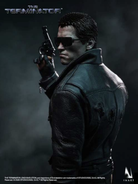 InArt Terminator T-800 action figure 1/6 doll 35 cm pvc/stoffa