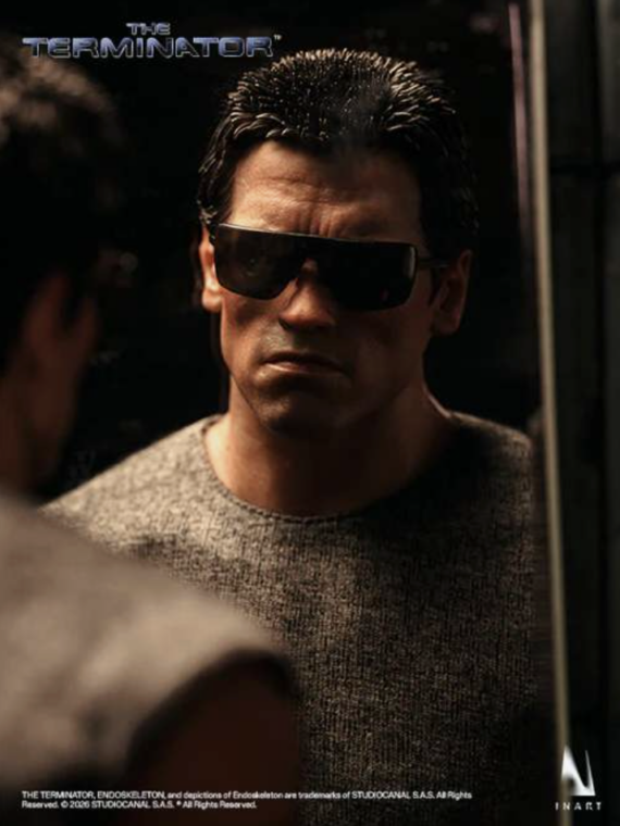 InArt Terminator T-800 action figure 1/6 doll 35 cm pvc/stoffa