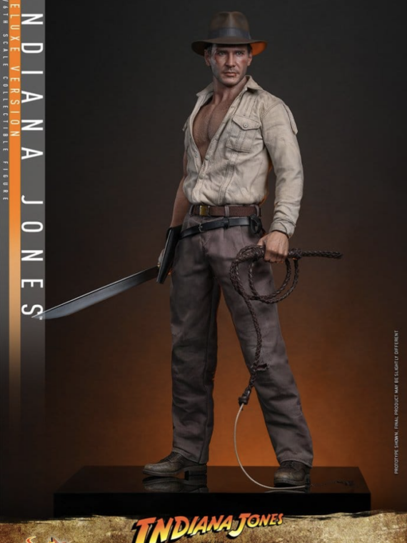 Hot Toys Indiana Jones Movie Masterpiece Action Figure 1/6 Indiana Jones (Deluxe Version) 30 cm