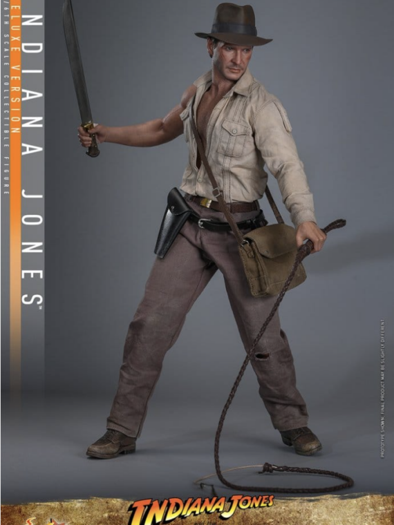 Hot Toys Indiana Jones Movie Masterpiece Action Figure 1/6 Indiana Jones (Deluxe Version) 30 cm