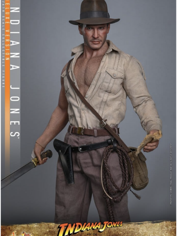 Hot Toys Indiana Jones Movie Masterpiece Action Figure 1/6 Indiana Jones (Deluxe Version) 30 cm