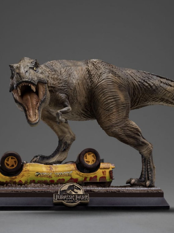 Iron Studios Jurassic Park Icons Statue T-Rex Attack 15 cm Mini-figurine Jurassic Park