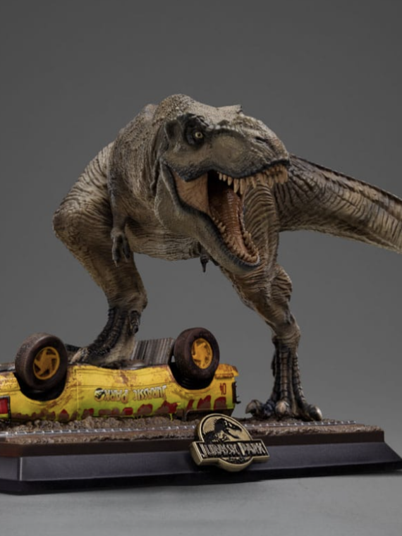 Iron Studios Jurassic Park Icons Statue T-Rex Attack 15 cm Mini-figurine Jurassic Park
