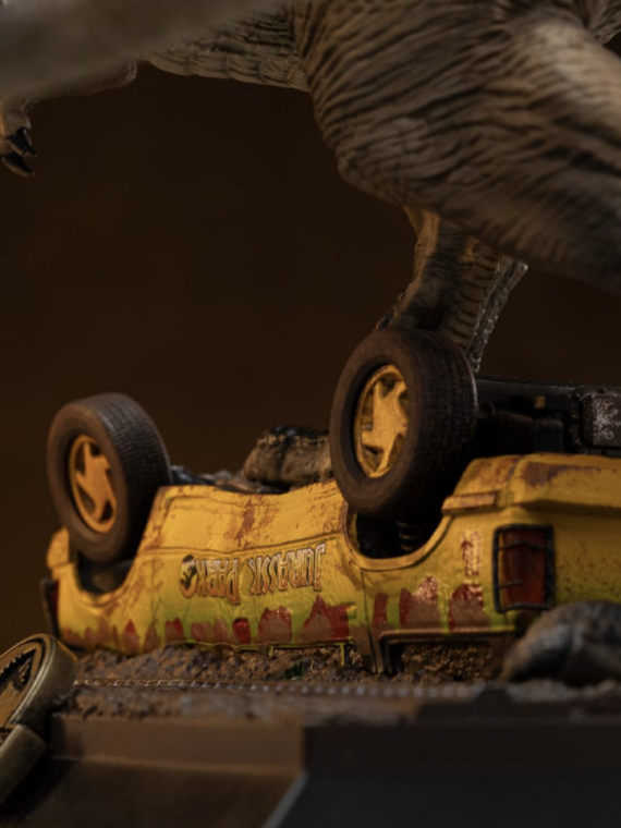 Iron Studios Jurassic Park Icons Statue T-Rex Attack 15 cm Mini-figurine Jurassic Park